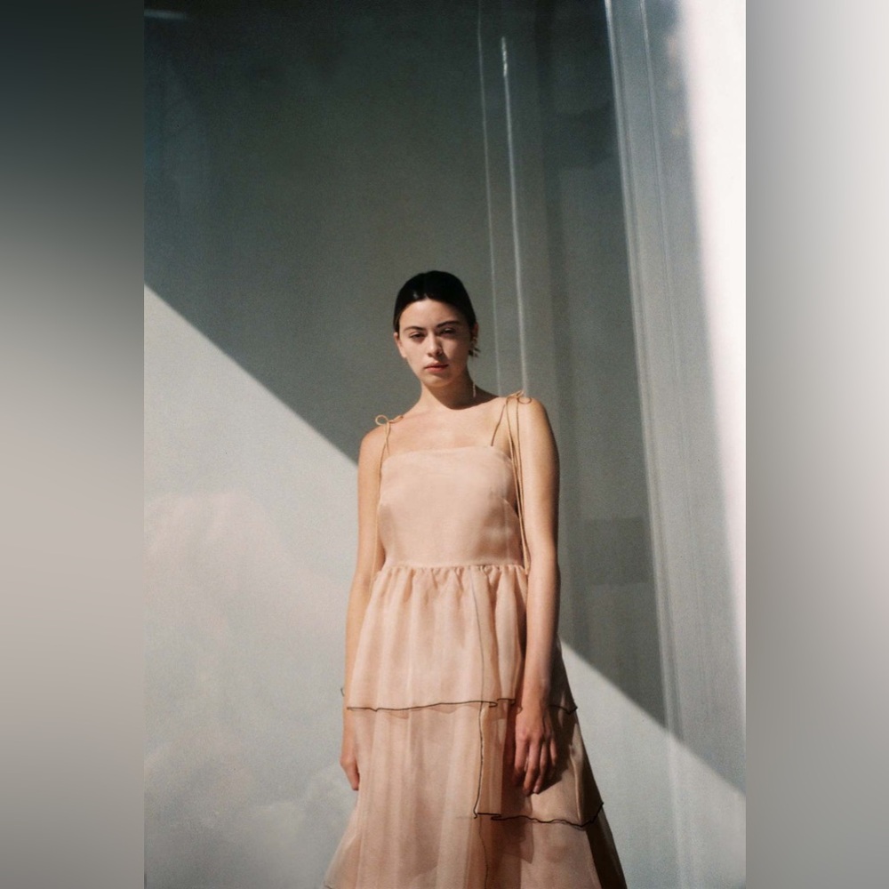 Kamperett Laurence Midi blush/black